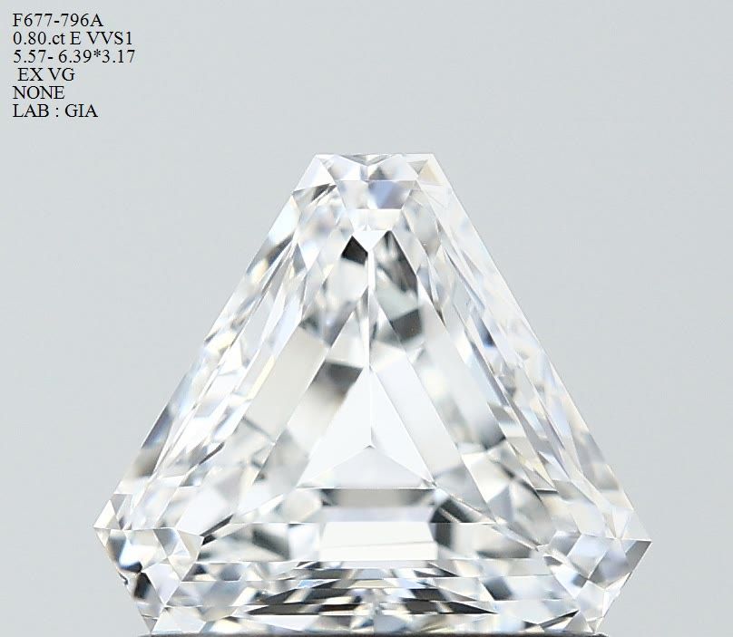 0.8 ct Triangular Diamond