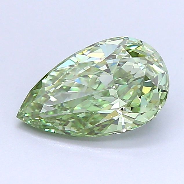 1.1 CT Fancy Vivid Green PEAR