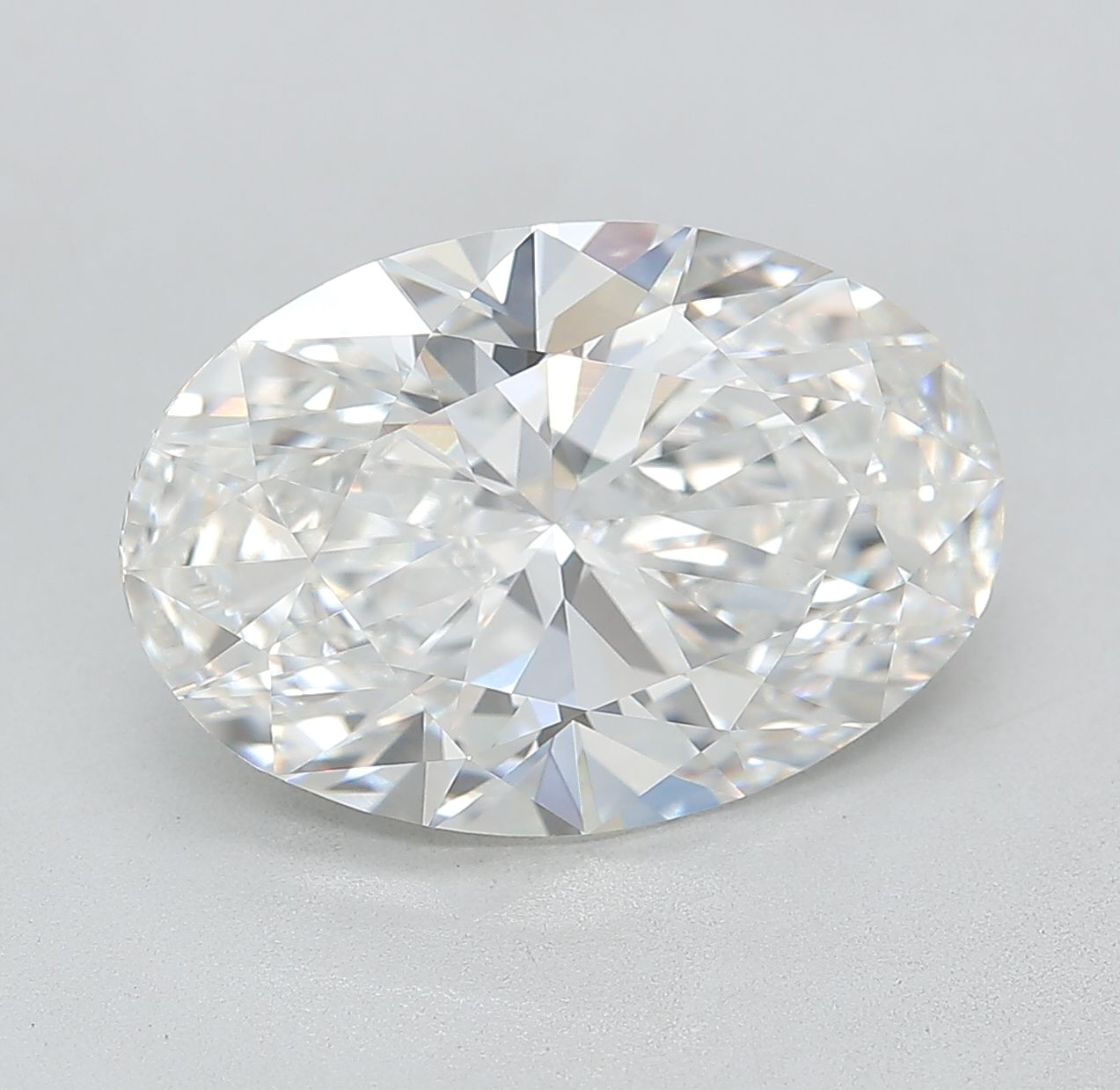 5.67 ct. oval Lab Grown Diamond front image