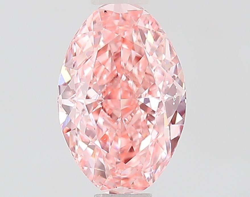 1.01 CT Fancy Vivid Pink OVAL