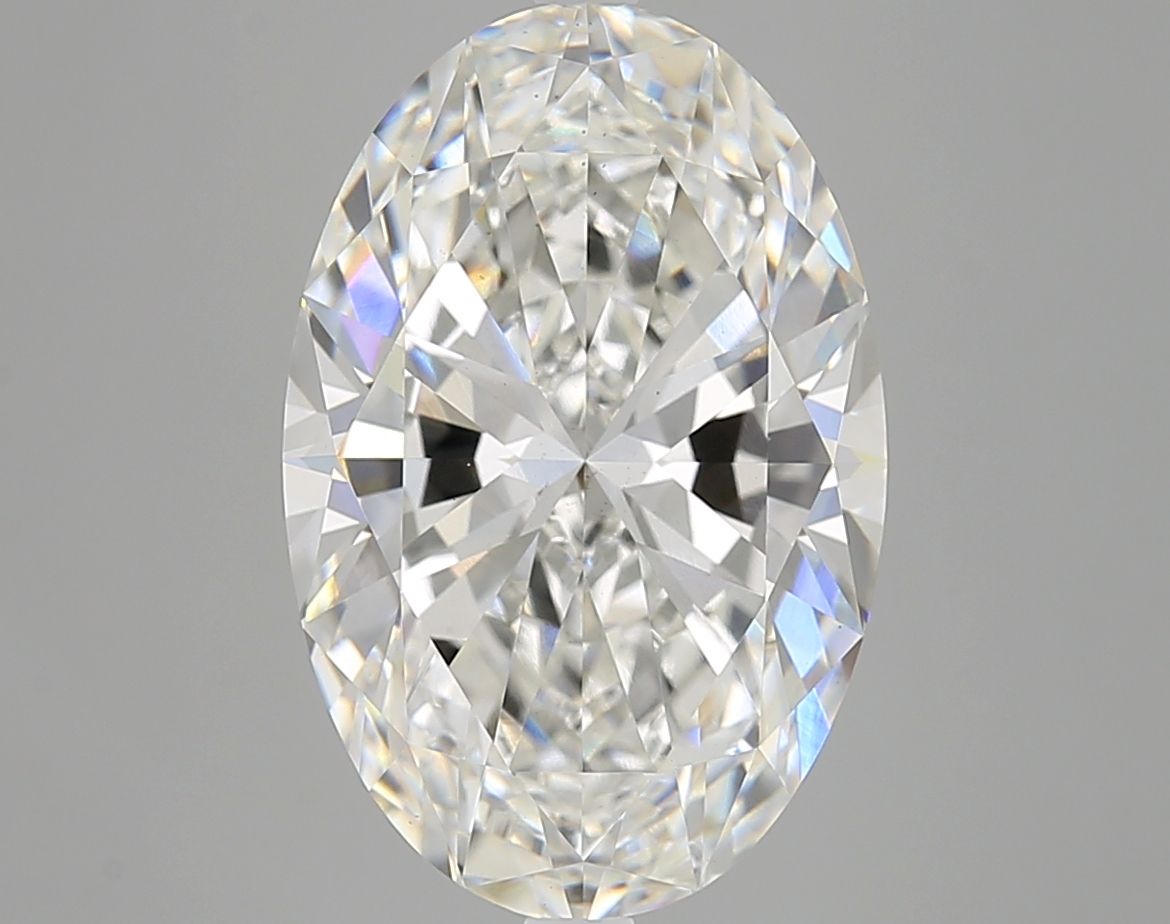 6.53 ct. oval Lab Grown Diamond front image