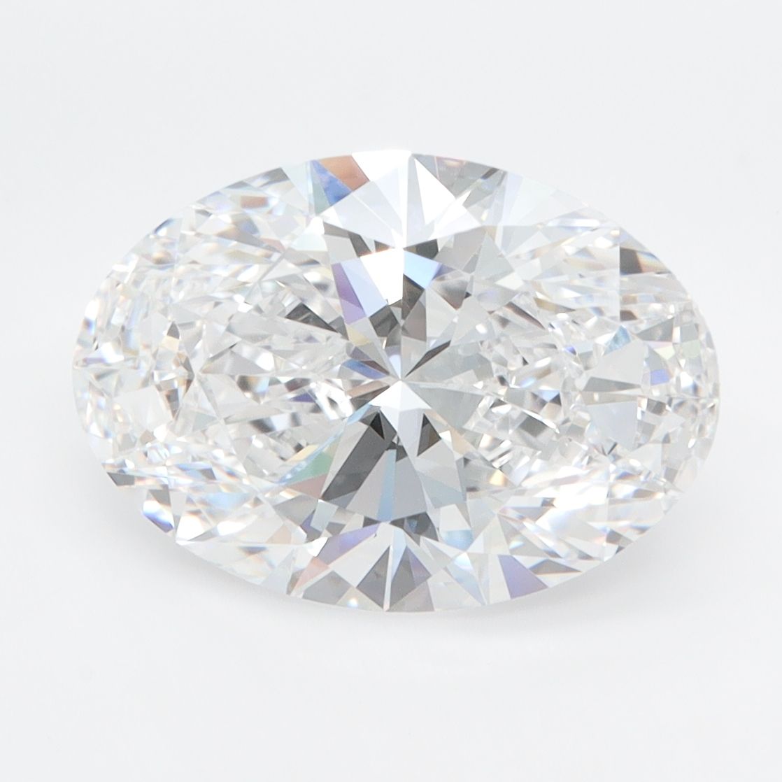 3.95 ct. oval Lab Grown Diamond front image