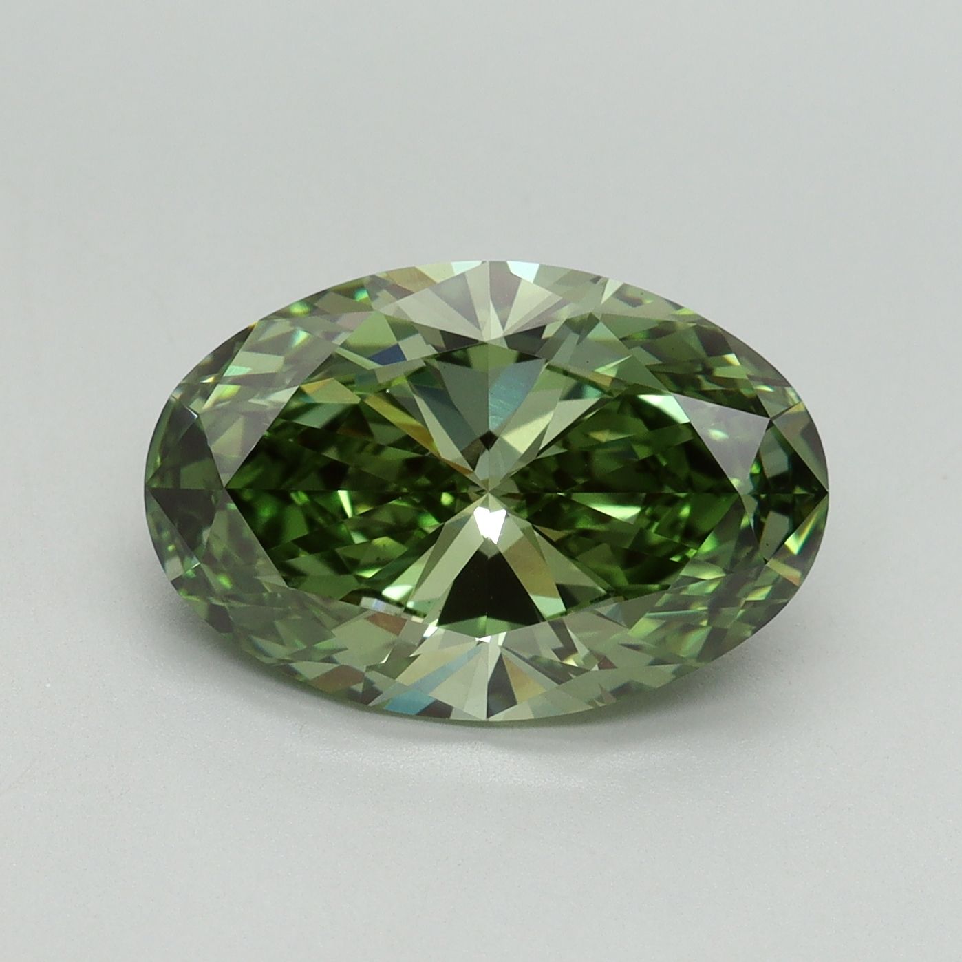 4.14 ct. oval Lab Grown Diamond front image