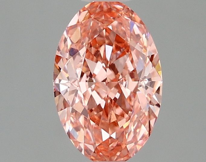 1.24 CT Fancy Vivid Pink OVAL