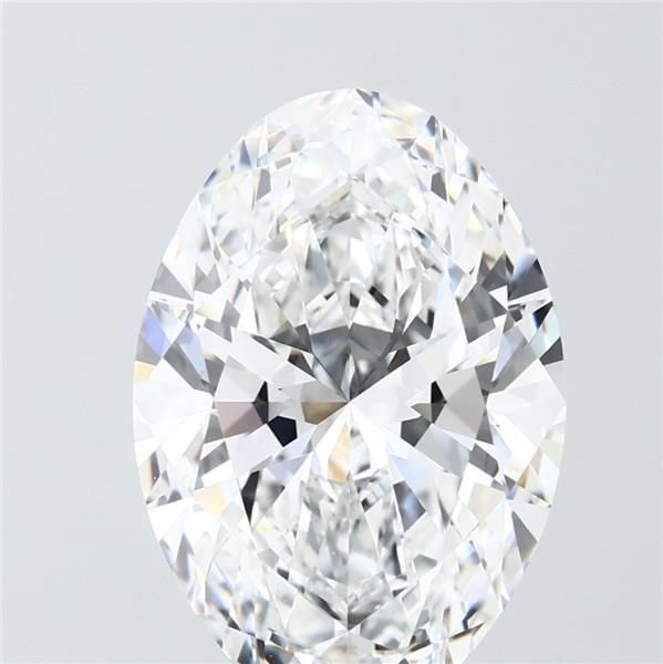 6.05 ct. oval Lab Grown Diamond front image