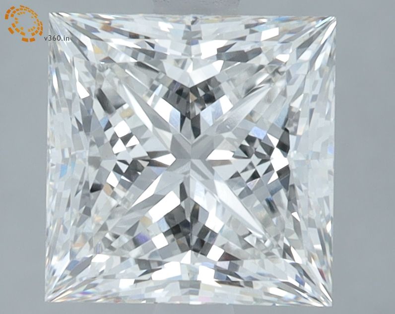 3.09 ct. princess Lab Grown Diamond front image