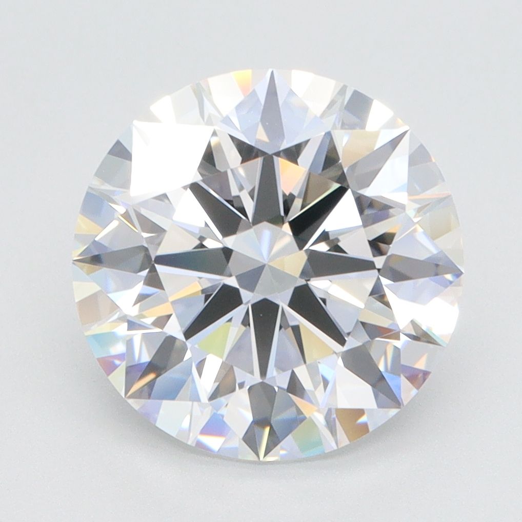 Diamant Rond 4.09 ct - Couleur D - Pureté VVS1