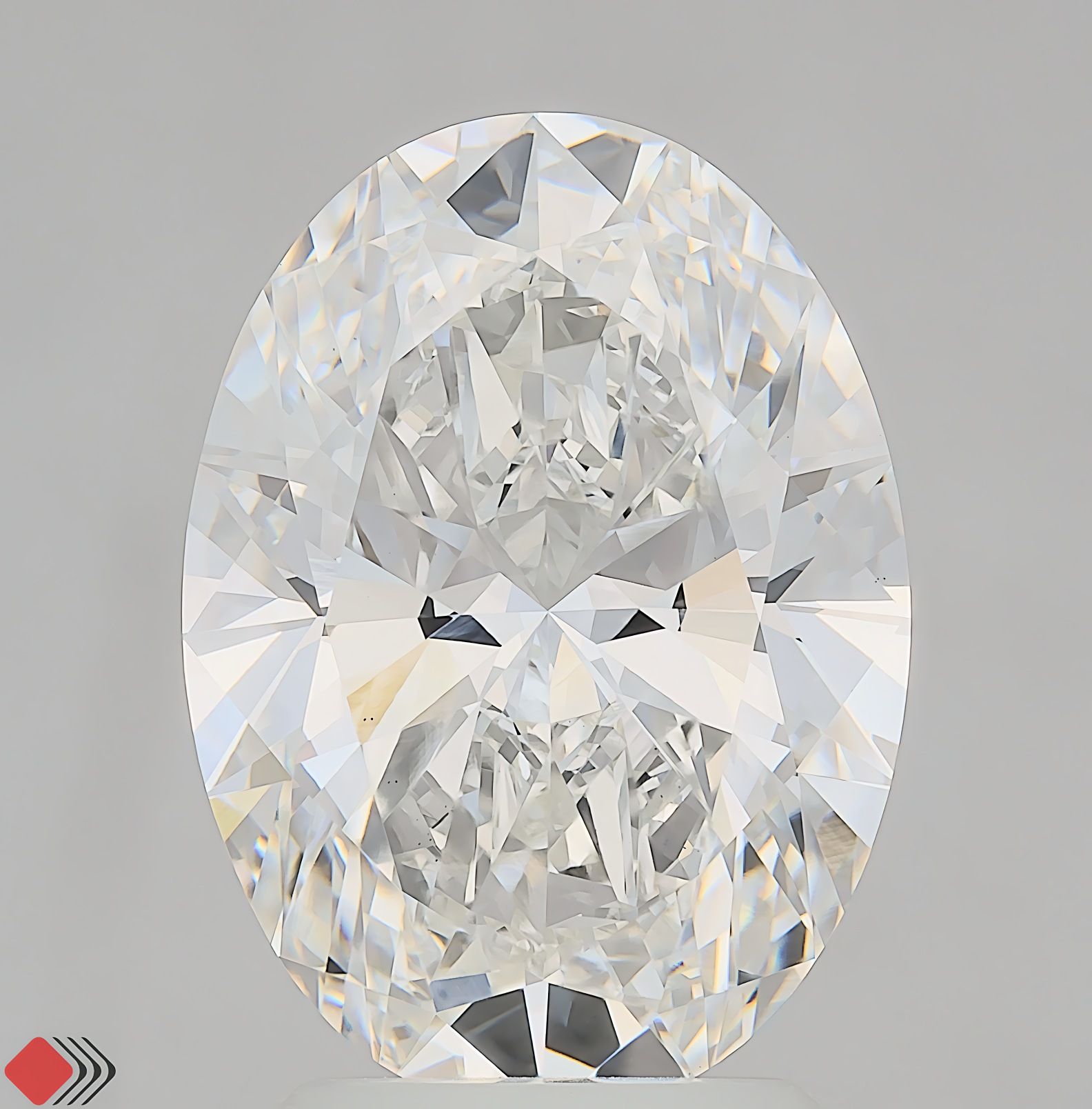 3.08 ct. oval Lab Grown Diamond front image