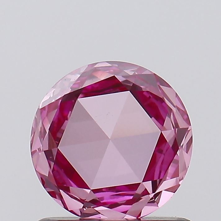0.57 CT Fancy Vivid Pink ROSE
