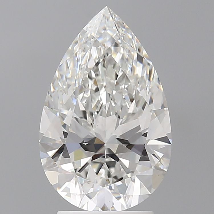 3.02 ct. pear Lab Grown Diamond front image