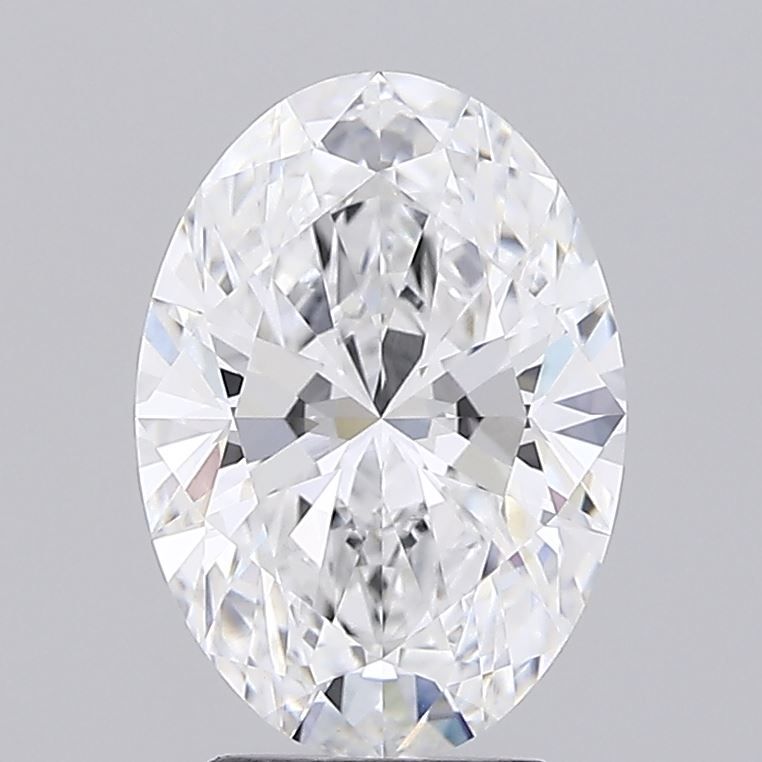 3.35 ct. oval Lab Grown Diamond front image