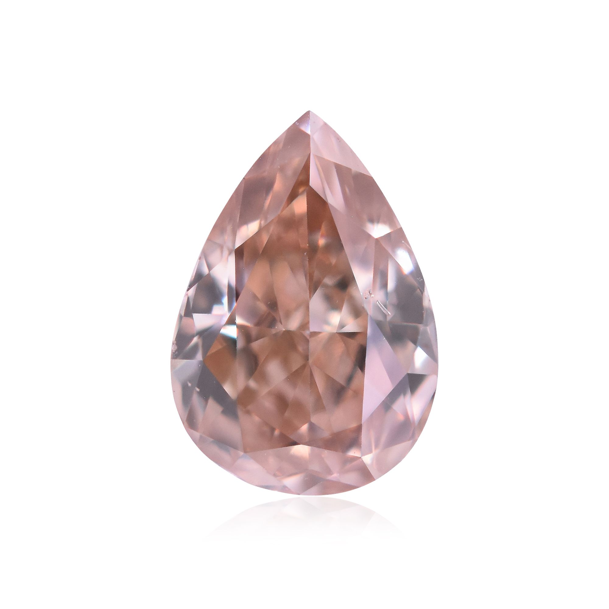 Diament 0.4 ct Fancy Brown Pink/SI1