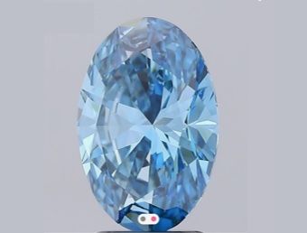 2.43 ct. oval Lab Grown Diamond front image
