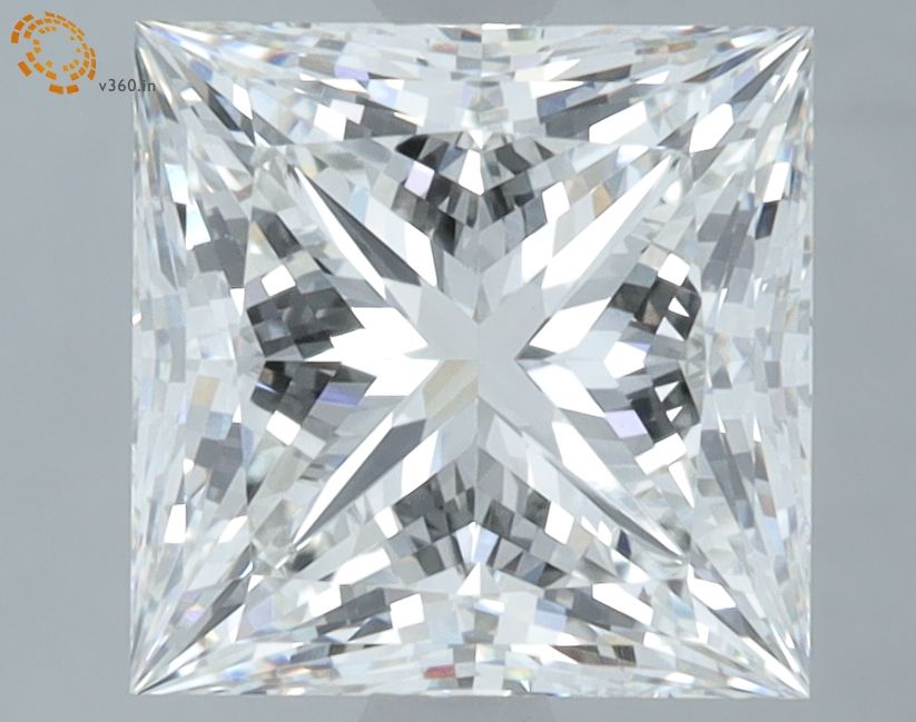 3.58 ct. princess Lab Grown Diamond front image