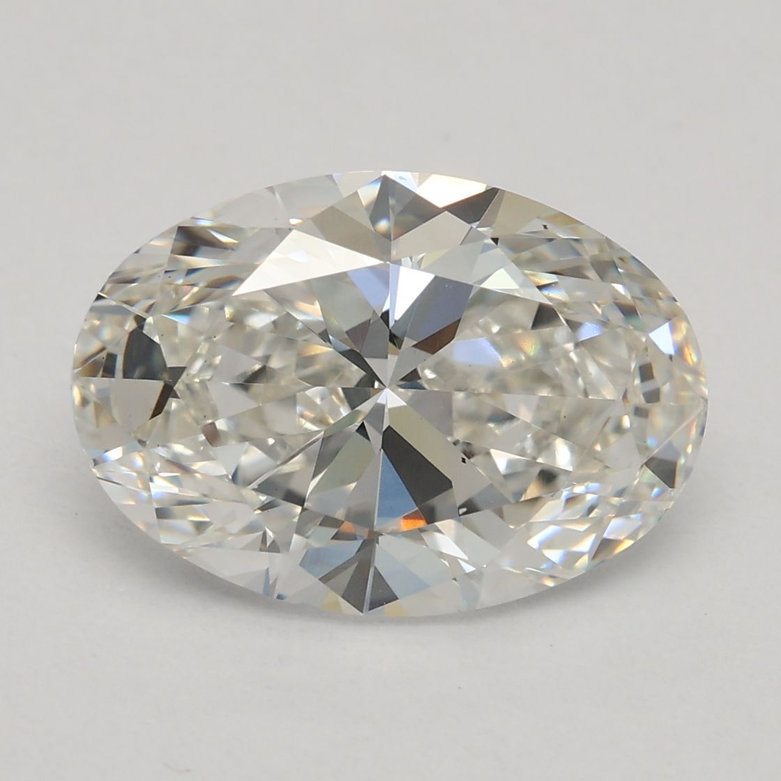2.70 ct. oval Lab Grown Diamond front image