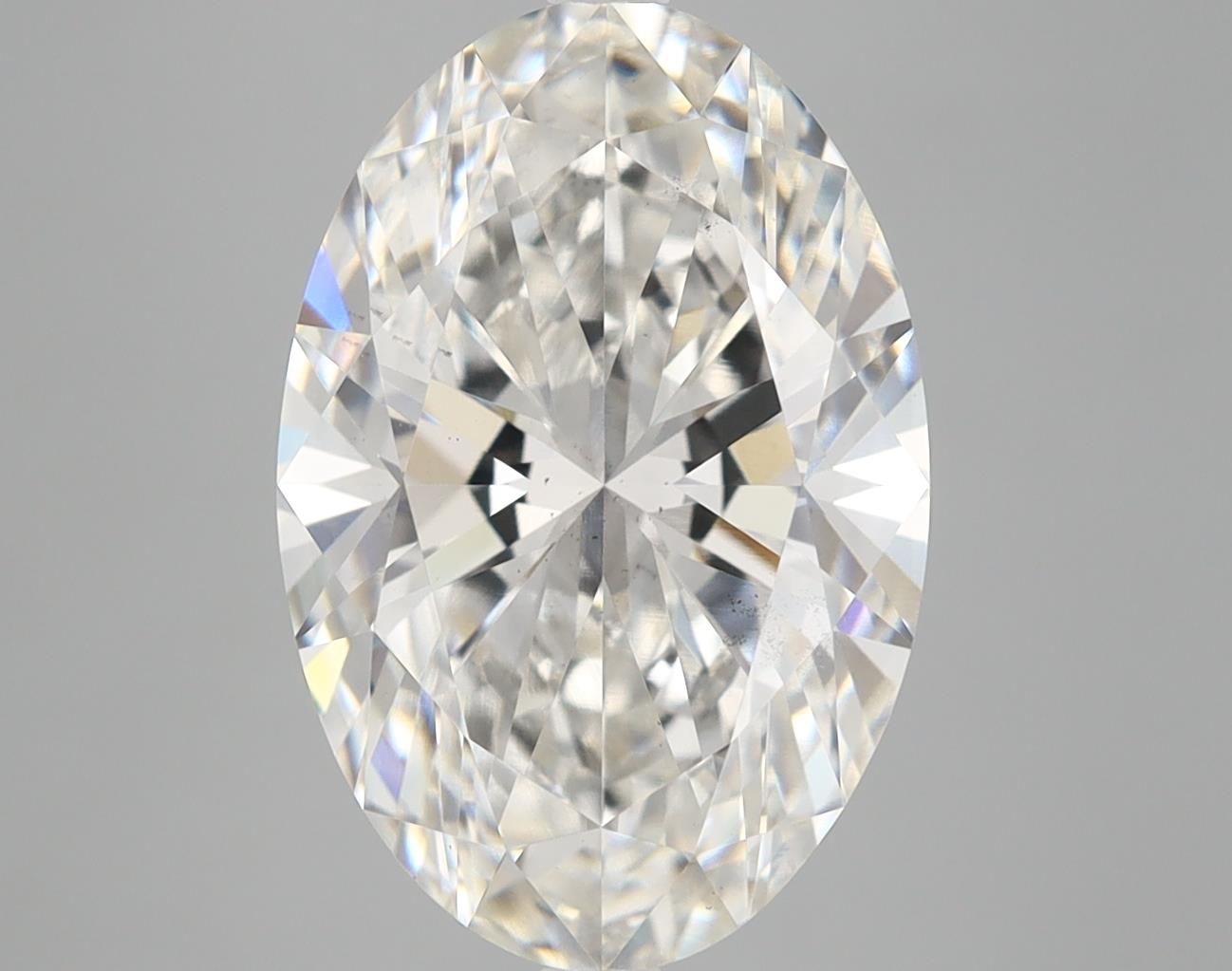 5.09 ct. oval Lab Grown Diamond front image