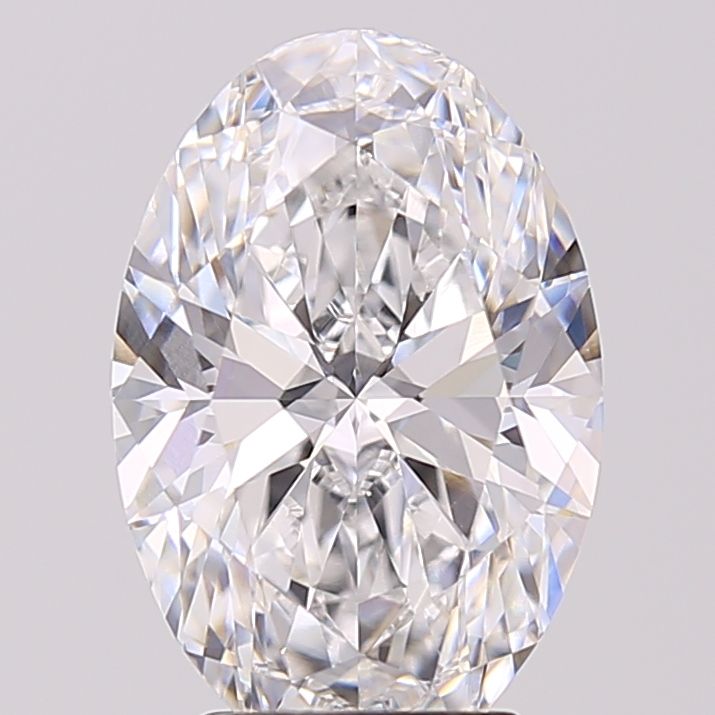 4.09 ct. oval Lab Grown Diamond front image