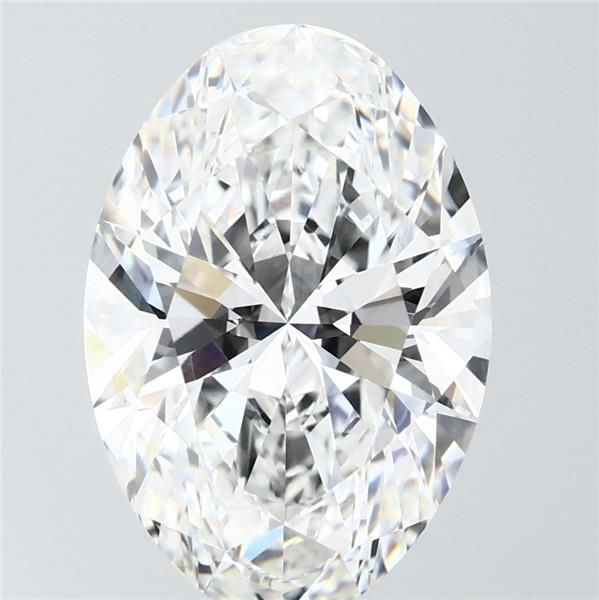 6.06 ct. oval Lab Grown Diamond front image