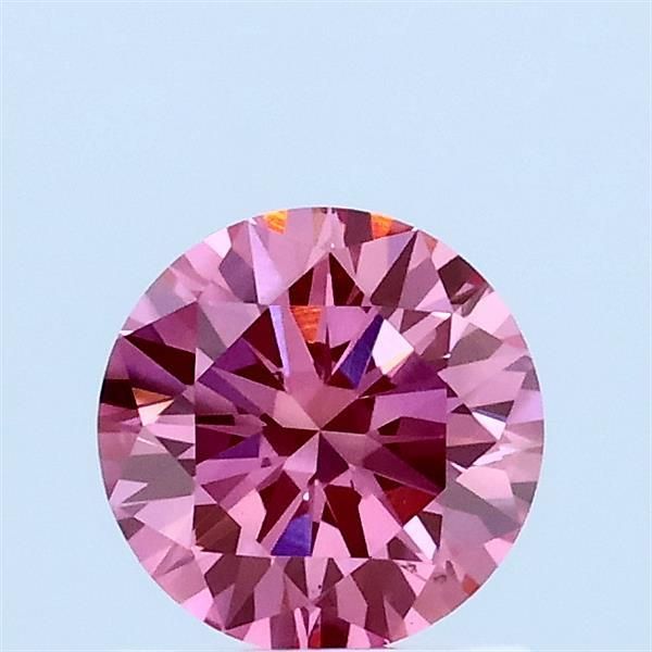0.71 CT Fancy Vivid Pink ROUND