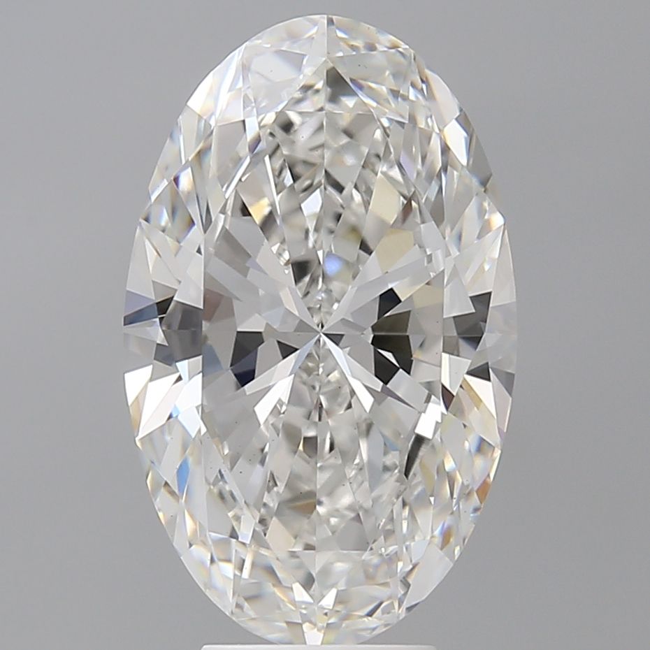 6.09 ct. oval Lab Grown Diamond front image
