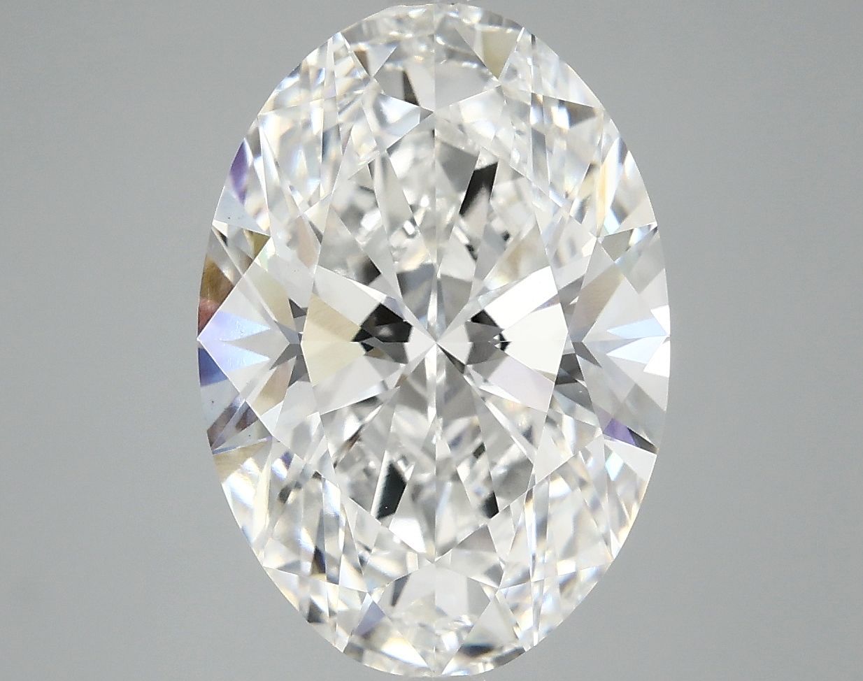 5.09 ct. oval Lab Grown Diamond front image