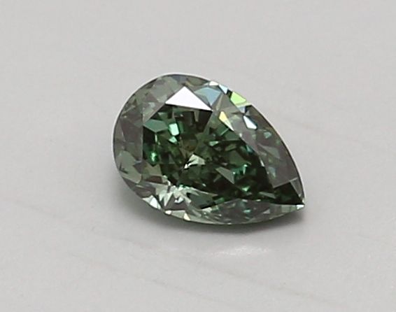 0.43 CT Fancy Vivid Green PEAR