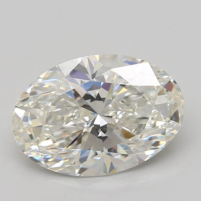 3.78 ct. oval Lab Grown Diamond front image