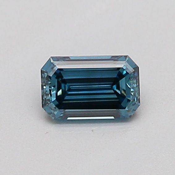 0.23 CT Fancy Vivid Blue EMERALD