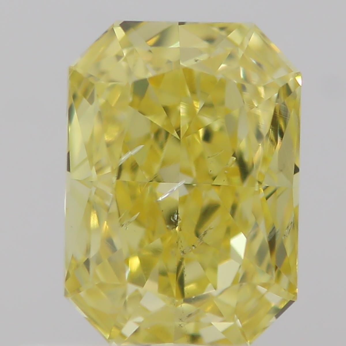 Diament 0.6 ct Fancy Intense Yellow/I1