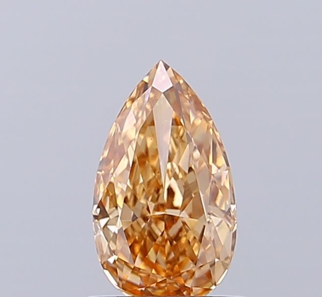 1.01 CT Fancy Orange Brown PEAR