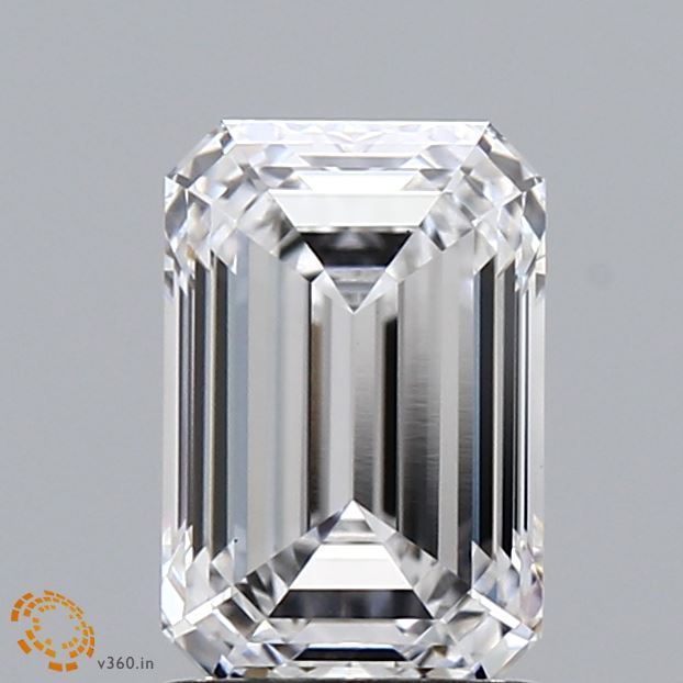 1.58 ct. emerald Lab Grown Diamond front image