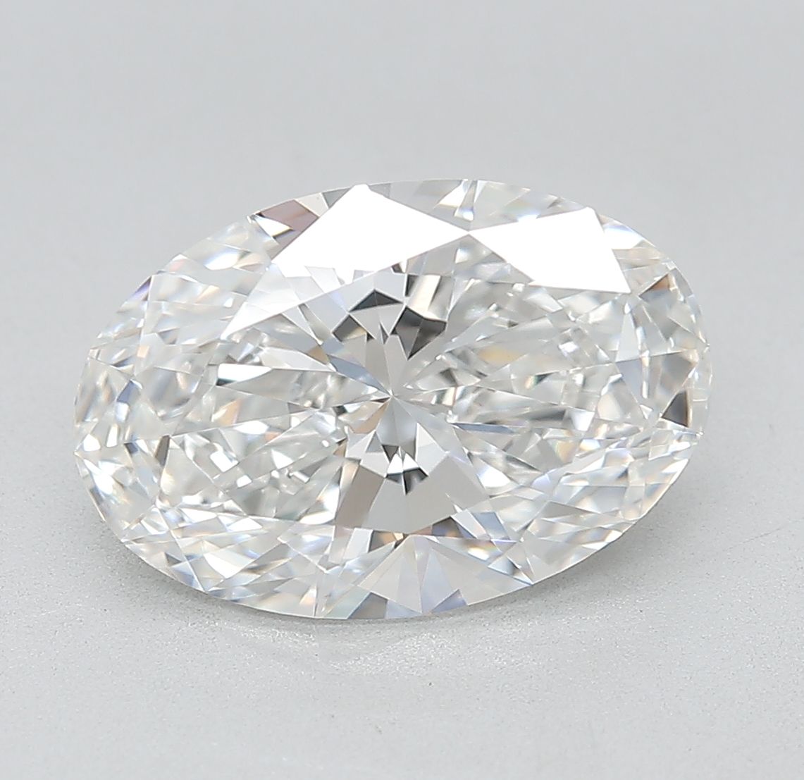 3.42 ct. oval Lab Grown Diamond front image