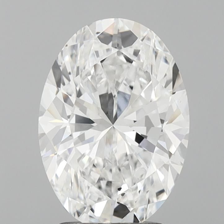 2.67 ct. oval Lab Grown Diamond front image