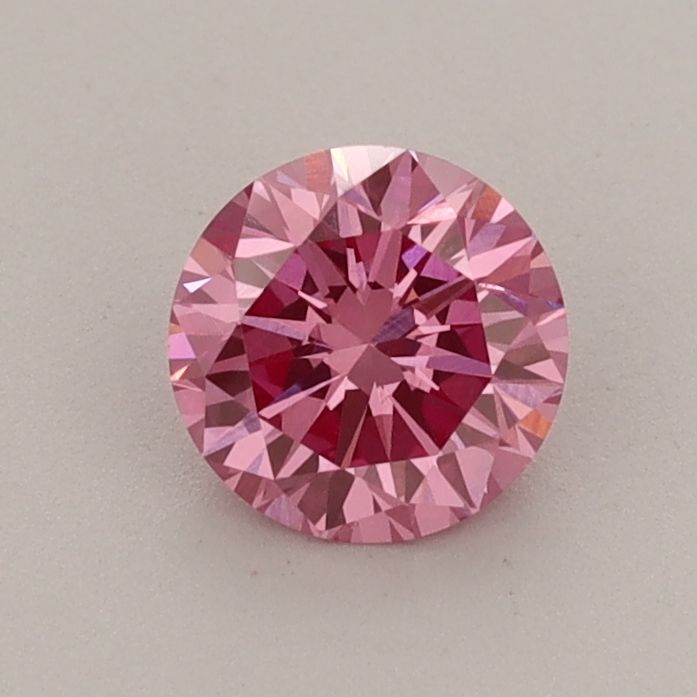 0.65 CT Fancy Vivid Pink ROUND