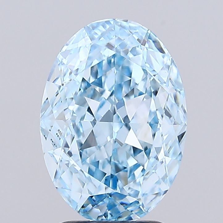3.02 ct. oval Lab Grown Diamond front image