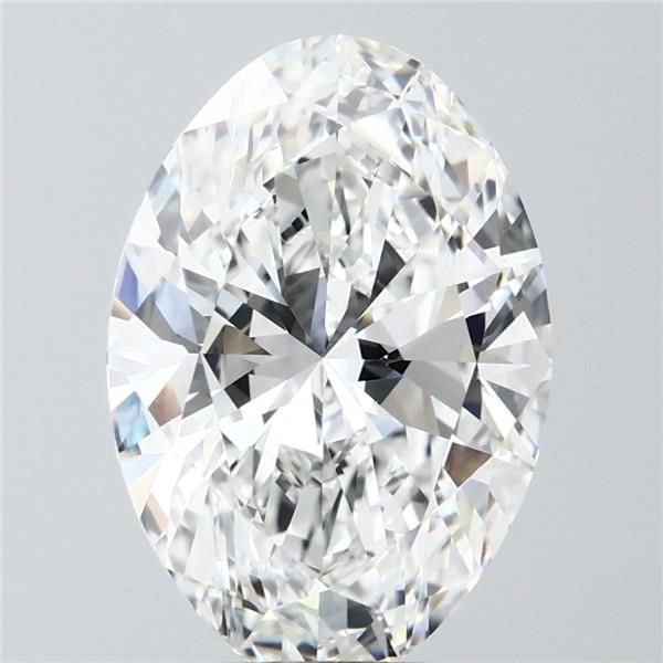 6.01 ct. oval Lab Grown Diamond front image