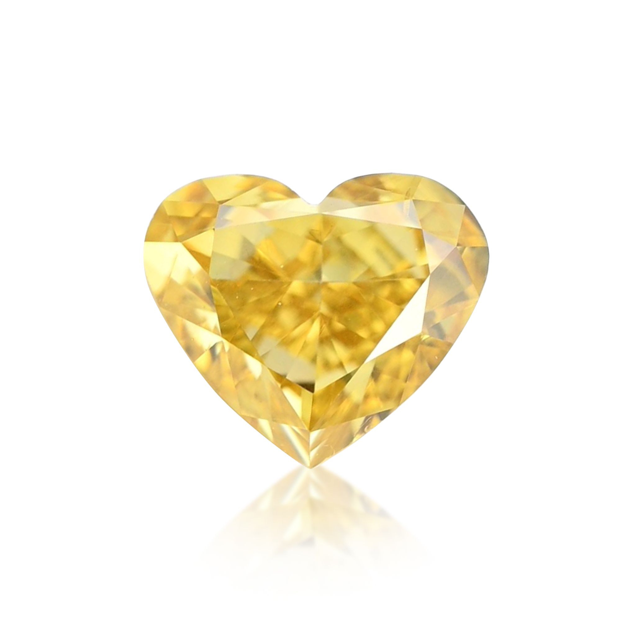 Diament 0.36 ct Fancy Vivid Orangey Yellow/SI1