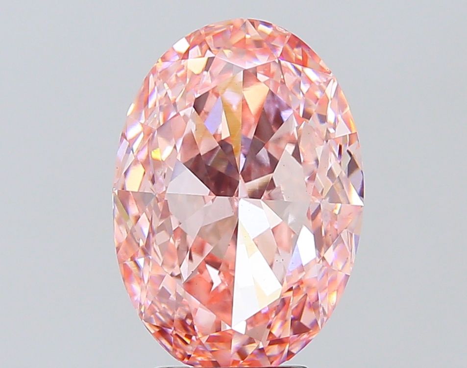 6.03 ct. oval Lab Grown Diamond front image