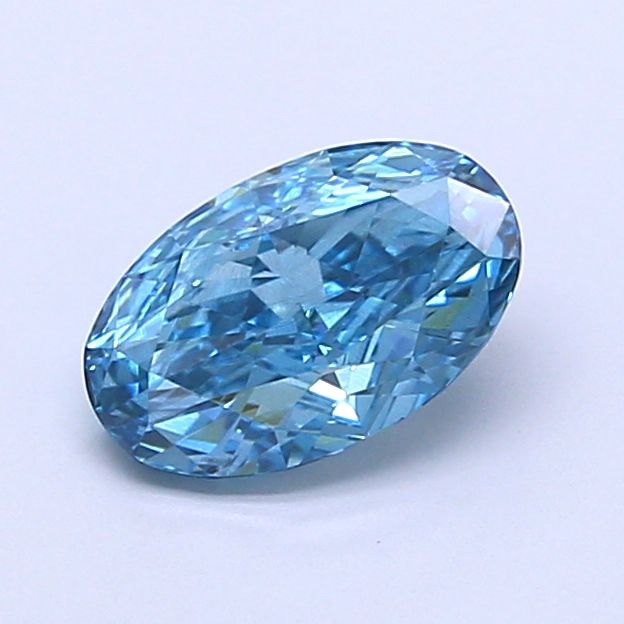 1.0 CT Fancy Vivid Blue OVAL