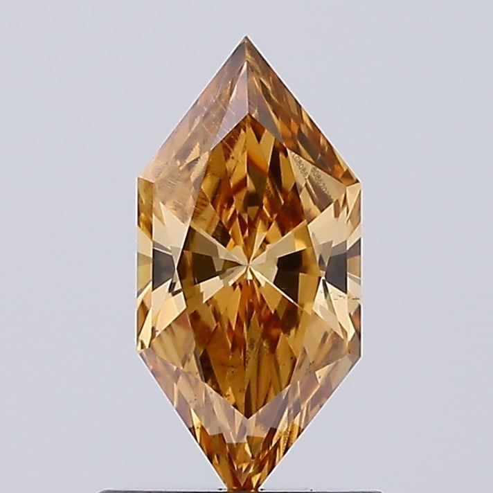 0.77 CT Fancy Brown HEPTAGONAL