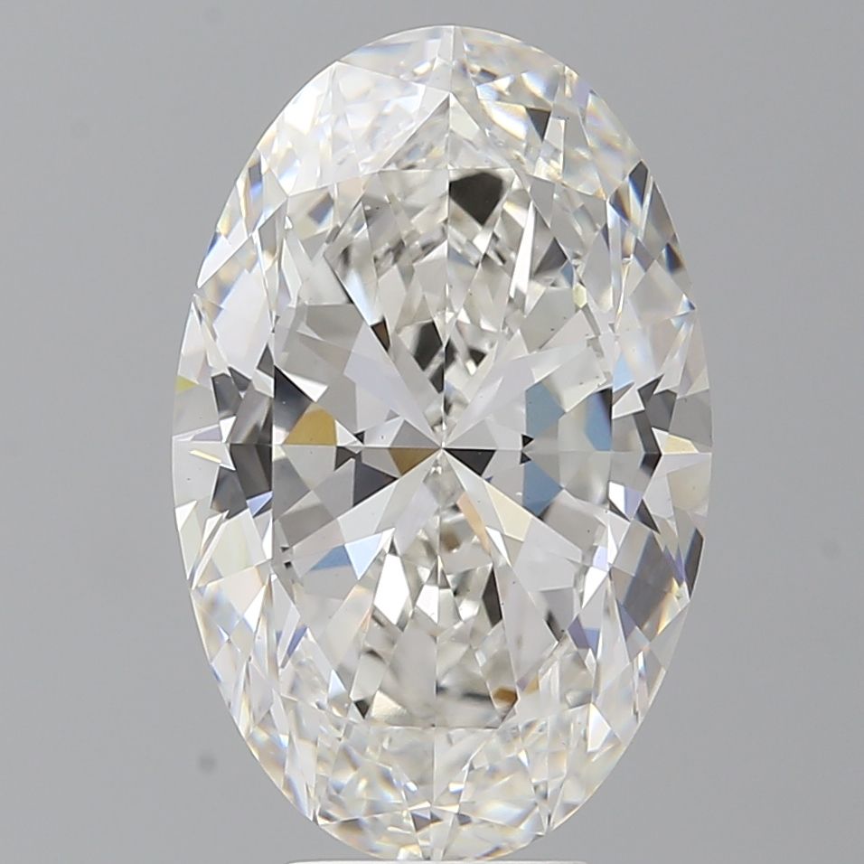 7.03 ct. oval Lab Grown Diamond front image