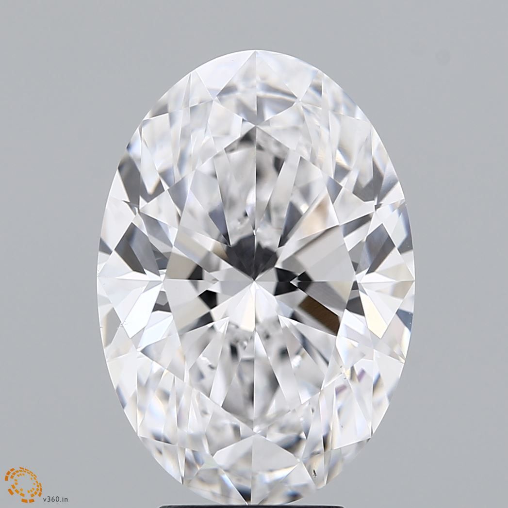 5.54 ct. oval Lab Grown Diamond front image