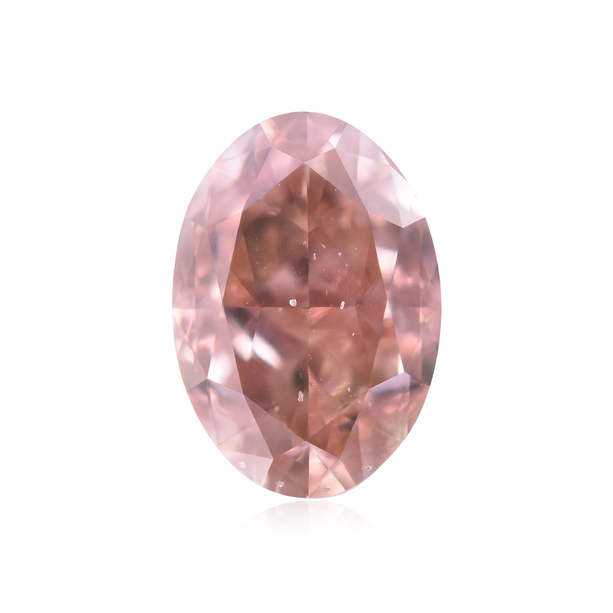 Diament 0.53 ct Fancy Brownish Orangey Pink/SI1