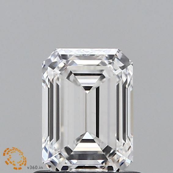 0.97 ct. emerald Lab Grown Diamond front image