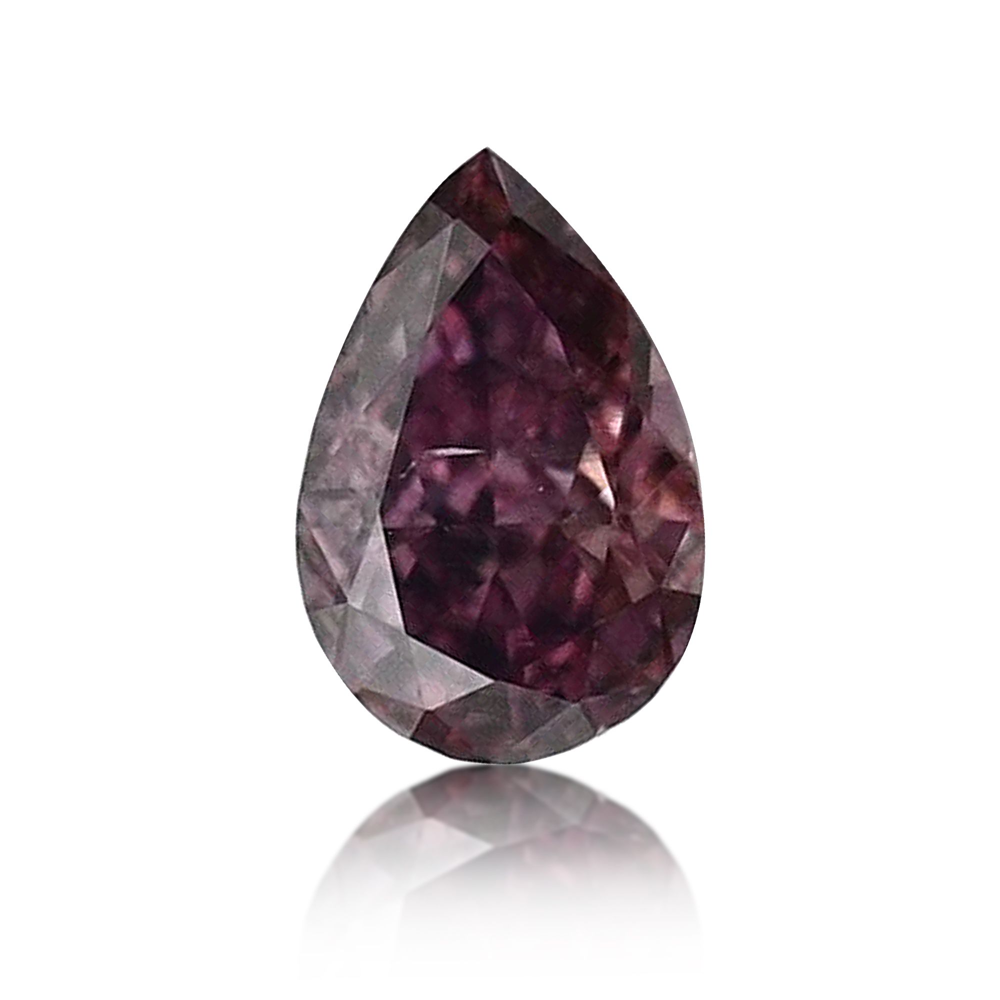 Diament 0.11 ct Fancy Deep Brownish Pink/