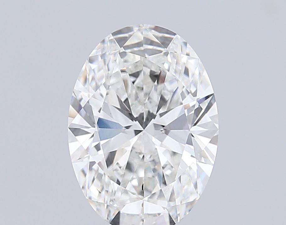 6.24 ct. oval Lab Grown Diamond front image