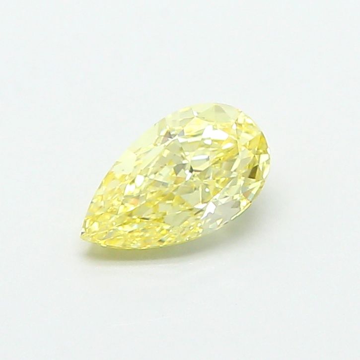 0.65 CT Fancy Yellow PEAR
