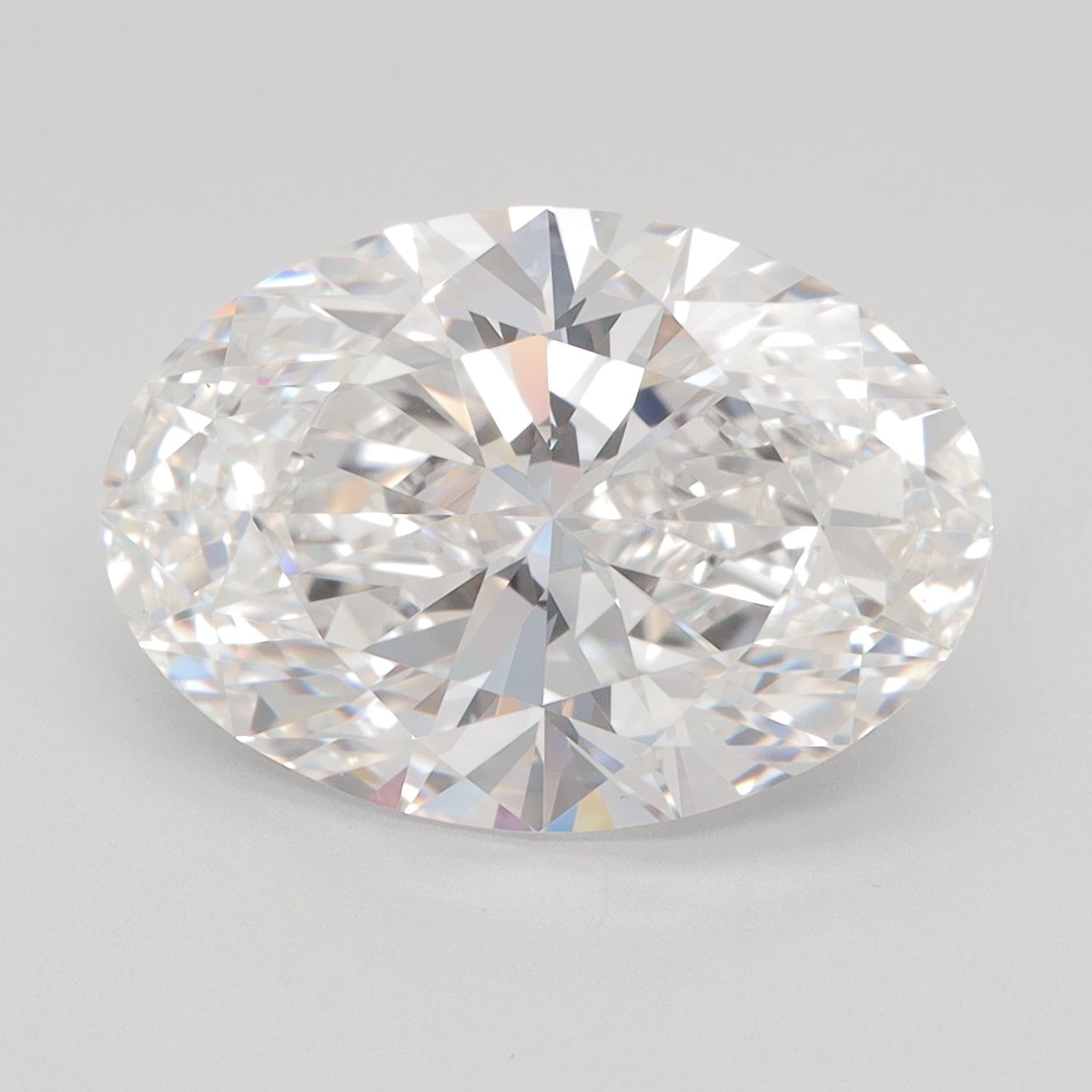 5.65 ct. oval Lab Grown Diamond front image