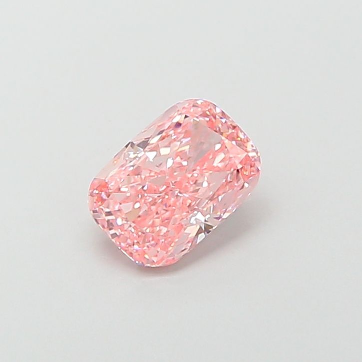 1.31 CT Fancy Vivid Pink CUSHION MODIFIED