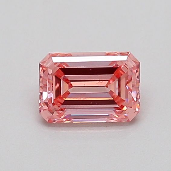 0.53 CT Fancy Vivid Pink EMERALD